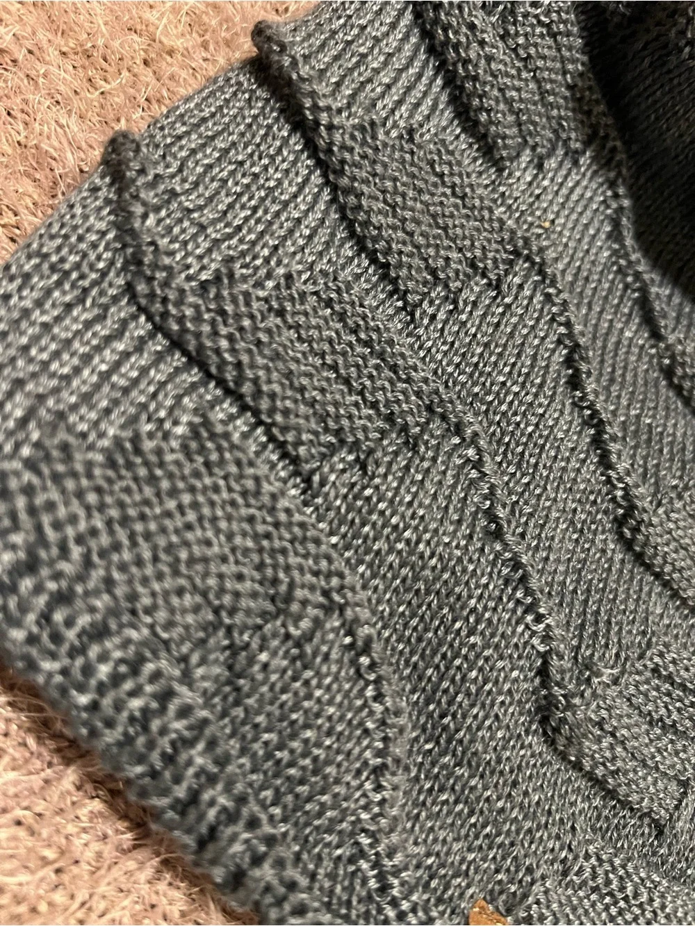 STSAIL Charcoal Slouchy Knit Beanie Cap
